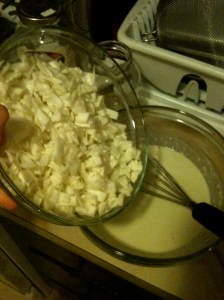 Cabbage in Eggs Okonomiyaki
