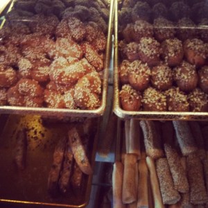 Greek Cookies at Cafe Boulis in Astoria Queens New York City NYC