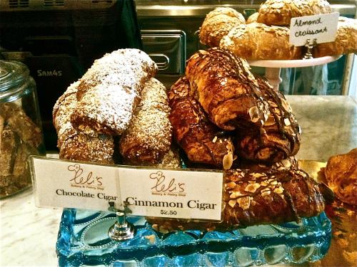 Chocolate Croissants at Leli's Cafe 
